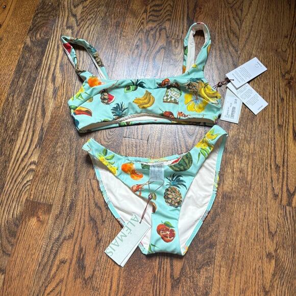 Alemais Theo High Waist Bikini Set M NWT - Picture 2 of 7